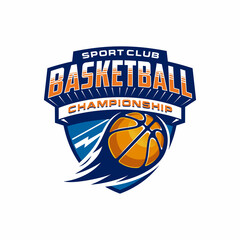 Basketball logo vector design template