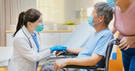 Fototapeta premium Senior people healthcare concept