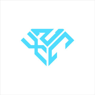 XZC letter logo creative design. XZC unique design