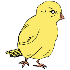 Vector illustration - easter eggs with lilies of the valley and green leaves. Isolated.