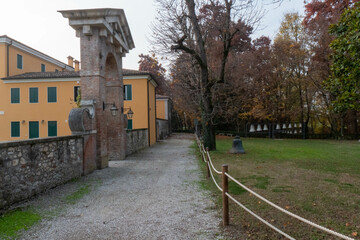 Fototapeta na wymiar Villa Fogazzaro-Colbachini aresidence of the writer Antonio Fogazzaro