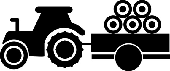 tractor for farming vector illustrator ico..eps