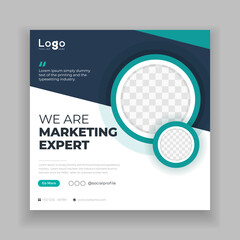 Digital marketing social media banner