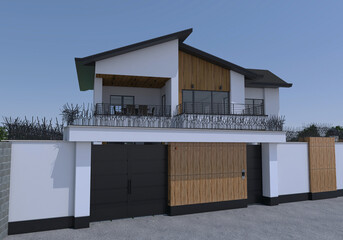 3D Exterior House Design