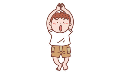 のびる男の子