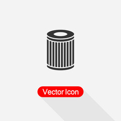 Car oil filter icon Vector Illustration Eps10