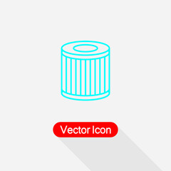 Car oil filter icon Vector Illustration Eps10