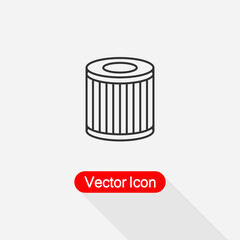 Car oil filter icon Vector Illustration Eps10