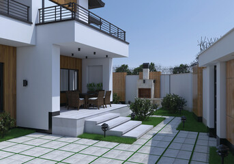 3D Exterior House Design