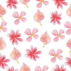 Seamless floral pattern. Pattern for print. Texture for wrapping paper. Flowers illustration.