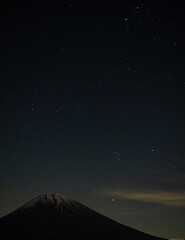 Fototapeta premium 【富士山】満点の星空
