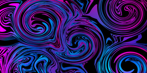 Fototapeta na wymiar Retro pattern background, abstract Swirl vortex background, 70s party background, twirl shape pattern, gradient colorful texture, Abstract psychedelic wallpaper, Futuristic gradient, vintage Vector 