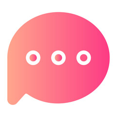 chat gradient icon