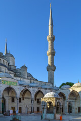 Fototapeta na wymiar Sultan Ahmed Mosque, Istanbul, Turkey