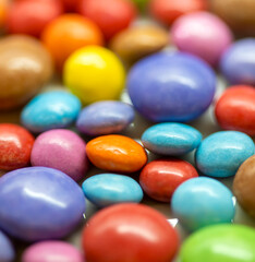 Fototapeta na wymiar Heap of colorful sweet candy
