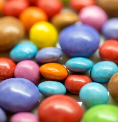 Heap of colorful sweet candy