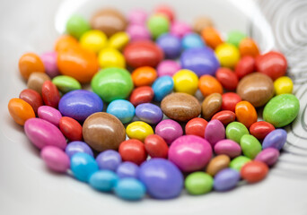 Fototapeta na wymiar Heap of colorful sweet candy