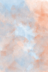 Watercolor background in yellow, red, orange and pink tones