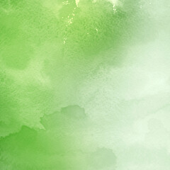 Modern simple creative light green watercolor painted paper textured effect background.