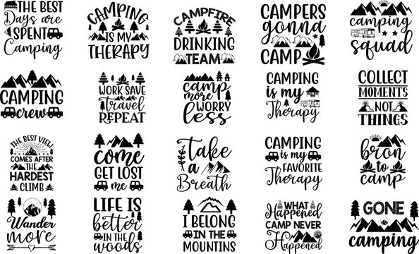 Camping Svg Bundle