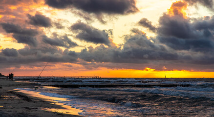 Graal M&uuml;ritz Sonnenuntergang
