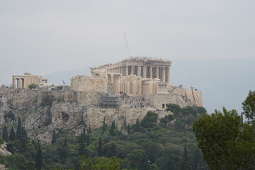Obraz premium Parthenon auf der Akropolis, Athen