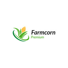 corn logo design vector illustration
