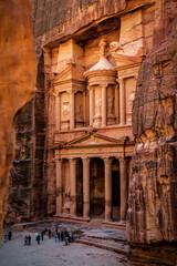 Al Khazneh (The Treasury) at old city Petra.