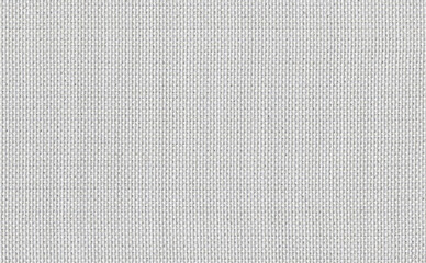 Closeup white color fabric sample texture. Strip line white fabric pattern design or upholstery abstract background Hi resolution image.