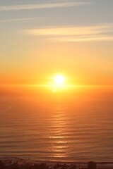 Fototapeta na wymiar Impressive Sunset in Cape Town, South Africa