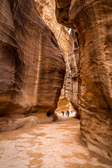 rocky canyon Siq