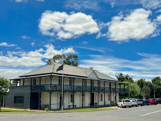 Main Street of Jugiong, New South Wales., Australia