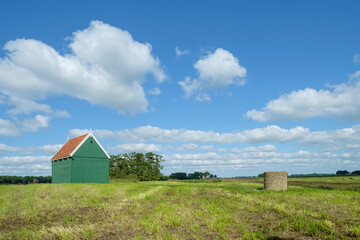 Obraz premium Schokland, Noordoostpolder, Flevoland province, The Netherlands 