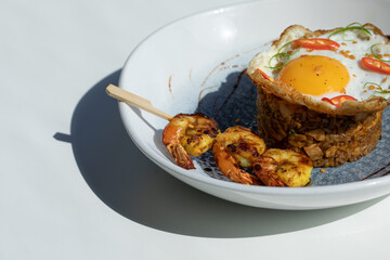 Prawn Nasi Goreng Spicy Indonesian Fried Rice