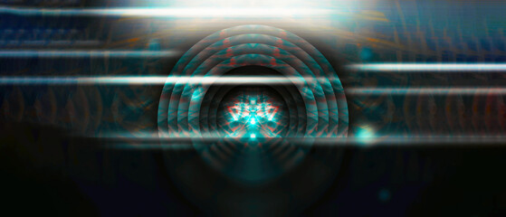 Empty stage reflective concrete show scene. Shining spotlights and empty background. Ad, theater, show, big win and so on. Stage light at a concert show 3d illustration