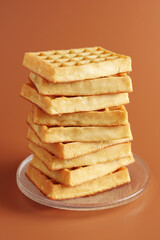 Stack of waffles