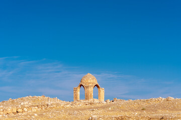 Ancient city of Dara, Mardin. Turkey tourism location. Eastern roman empire city. Necropolis, Agora, persian empire ancient city. 