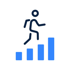 Business growth  or success icon