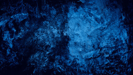 Fototapeta na wymiar abstract dark blue texture cement concrete wall background