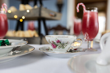 Christmas table setting