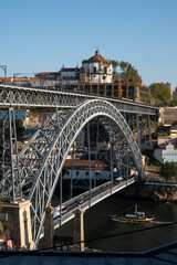 Obraz premium bridge over the river Douro in porto-Portugal