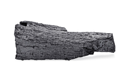 charcoal isolated on white background