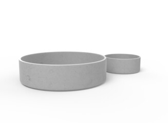 Two Pet Bowls Mockup