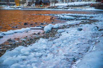 奥日光　冬の中禅寺湖