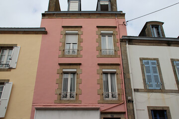 Fototapeta na wymiar houses in douarnenez in brittany (france)