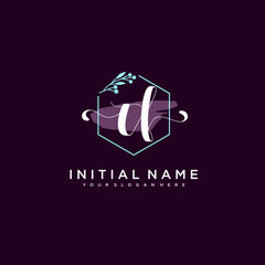 TF Beautiful handwriting logo or wedding monograms collection