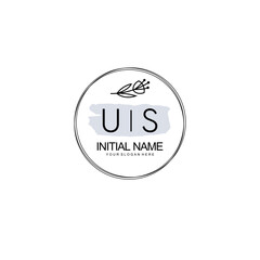 US Hand drawn wedding monogram logo