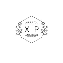 XP Hand drawn wedding monogram logo