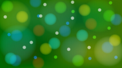 Transparent circular colored lights on a gradient background. Vector stock illustration.