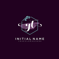 YT Beautiful handwriting logo or wedding monograms collection